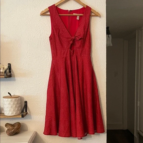 Hutch Reese Red Midi Dress Size XS, Small - Picture 7 of 11